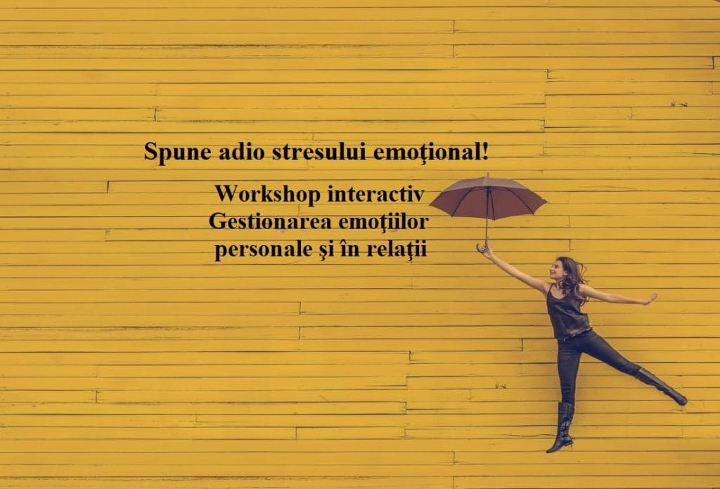Spune adio stresului emoţional! Spune adio stresului emoţional!