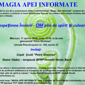 “Magia apei informate”- ediția XI. Prospeţimea Ȋnvierii