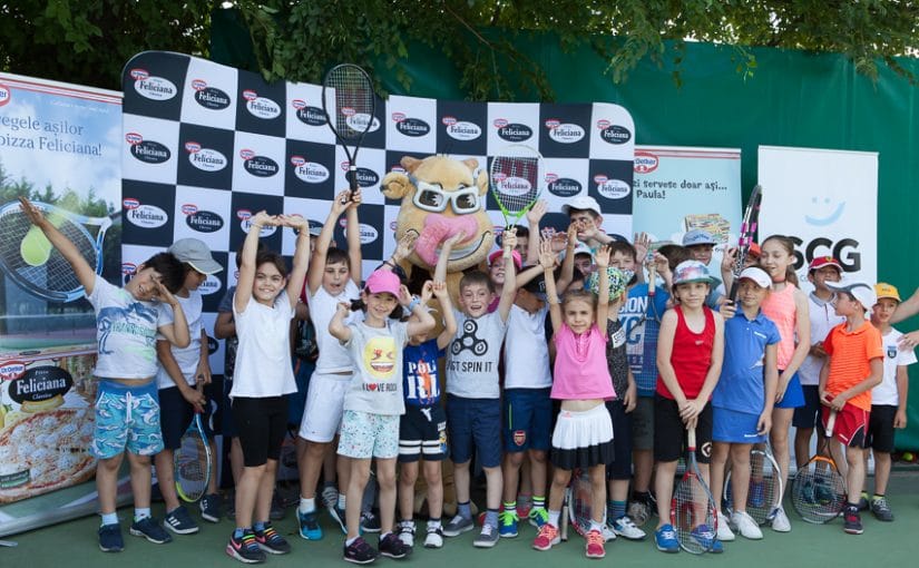 Demonstraţie de tenis şi multe surprize dulci pentru cei mici la Dr. Oetker Junior Trophy