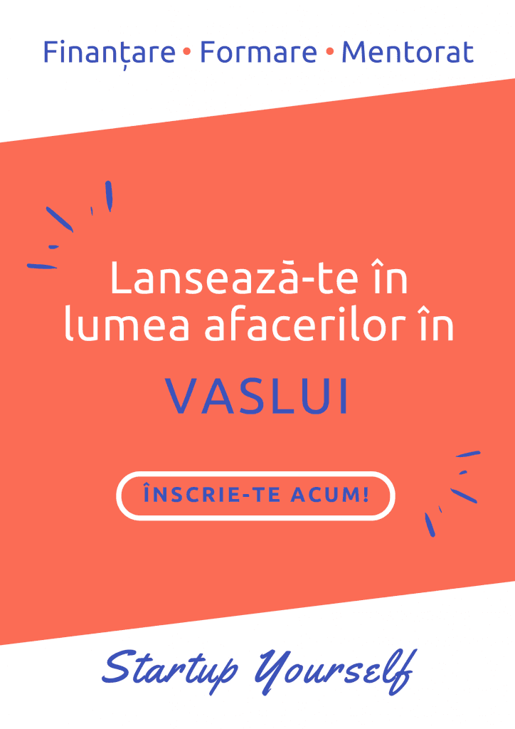 Care este planul tău de afaceri ? Oportunitate pentru vasluieni! Fonduri europene nerambursabile!