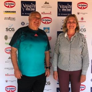 Componenţi ai echipei de Cupa Davis a României, la Vitality Open Tour