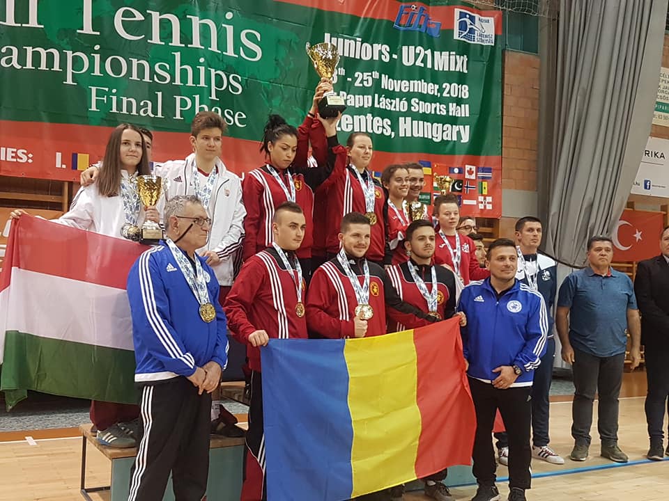 Medaliati la Campionatul Mondial de fotbal tenis Juniori si U21 Mixt de la Szentes, Ungaria