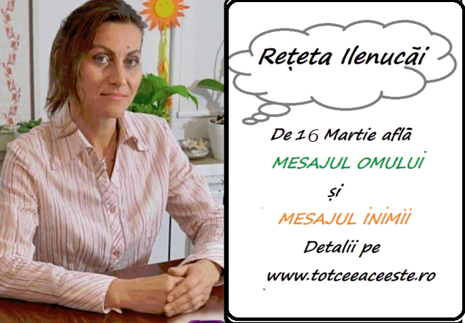 REȚETA ZILEI de 16 martie pentru a FI OM
