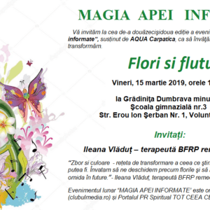 Primăvară cu a XXII-a ediție la „MAGIA APEI INFORMATE”