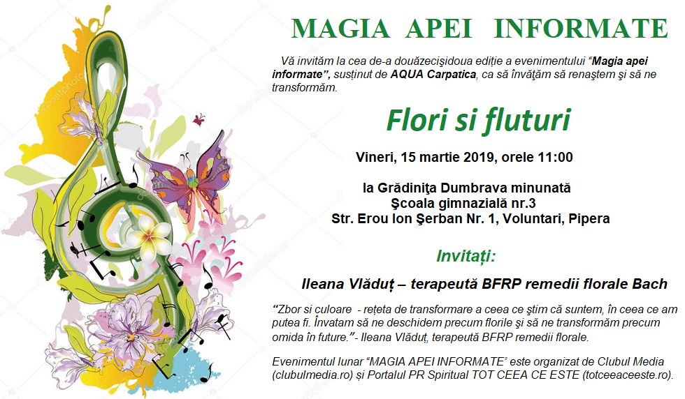 Primăvară cu a XXII-a ediție la „MAGIA APEI INFORMATE”
