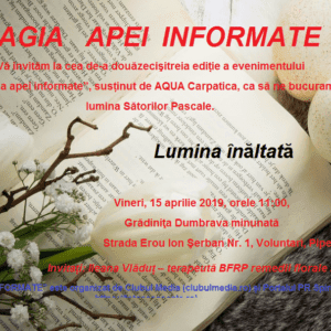 Lumina celei de-a XXIII-a ediții „MAGIA APEI INFORMATE” susținută de Aqua Carpatica