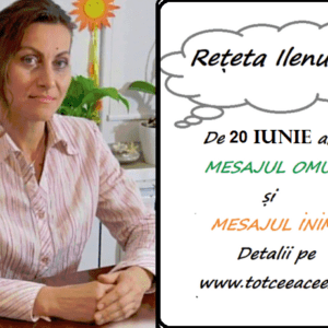 REȚETA ZILEI de 20 Iunie pentru a FI OM