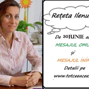 REȚETA ZILEI de 30 Iunie pentru a FI OM