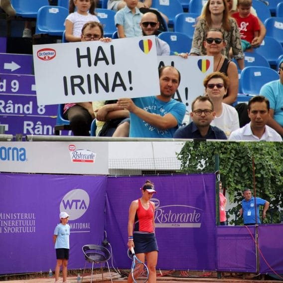 Pancarde cu numele jucătoarelor și multe surpize de la Dr. Oetker pentru fanii de la BRD Bucharest Open