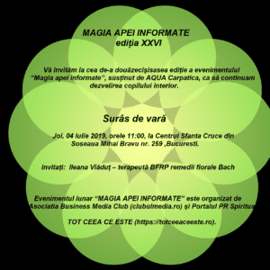 MAGIA APEI INFORMATE ediția XXVI