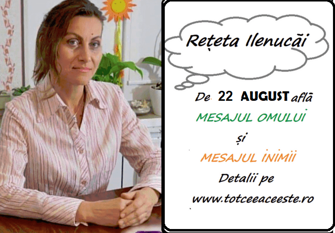REȚETA ZILEI de 22 August pentru a FI OM
