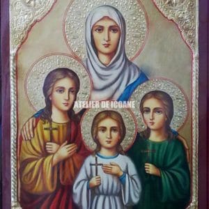 17 septembrie – ziua Sfitei Muceniţe Sofia şi a fiicelor sale: Credinţa(Pistis), Nădejdea (Elpis) şi Dragostea (Agapi)