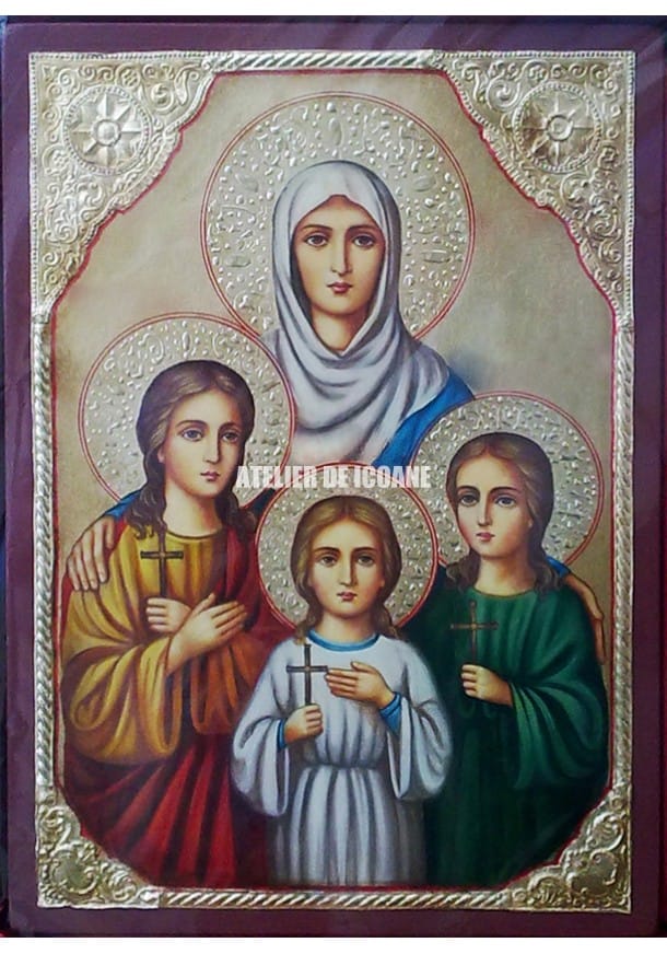 17 septembrie – ziua Sfitei Muceniţe Sofia şi a fiicelor sale: Credinţa(Pistis), Nădejdea (Elpis) şi Dragostea (Agapi)