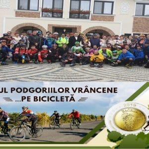 Competiție rutieră inedită. Peste o sută de bicicliști au pedalat la „Drumul Podgoriilor Vrâncene”