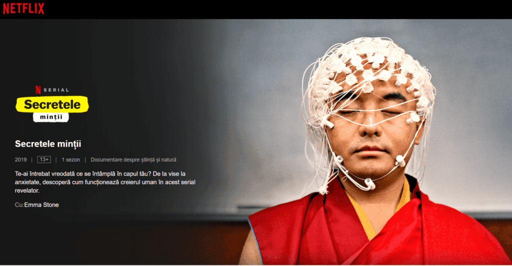 Miniseria NETFLIX „The Mind, Explained“. Un documentar ce explica mecanismele minții