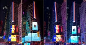 (VIDEO) AQUA Carpatica a urat ”La Mulți Ani!” României din Times Square, New York City