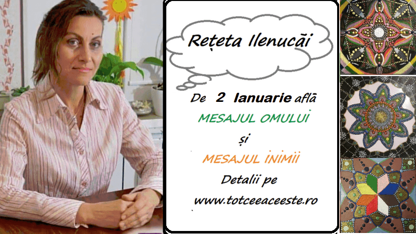 REȚETA ZILEI de 2 Ianuarie pentru a FI OM