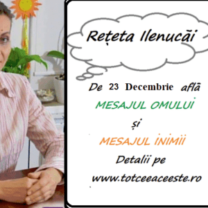 REȚETA ZILEI de 23 Decembrie pentru a FI OM