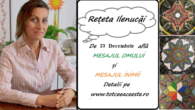REȚETA ZILEI de 23 Decembrie pentru a FI OM