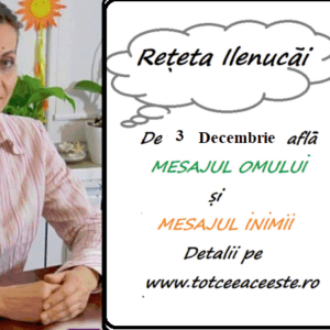 REȚETA ZILEI de 3 Decembrie pentru a FI OM
