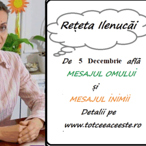 REȚETA ZILEI de 5 Decembrie pentru a FI OM