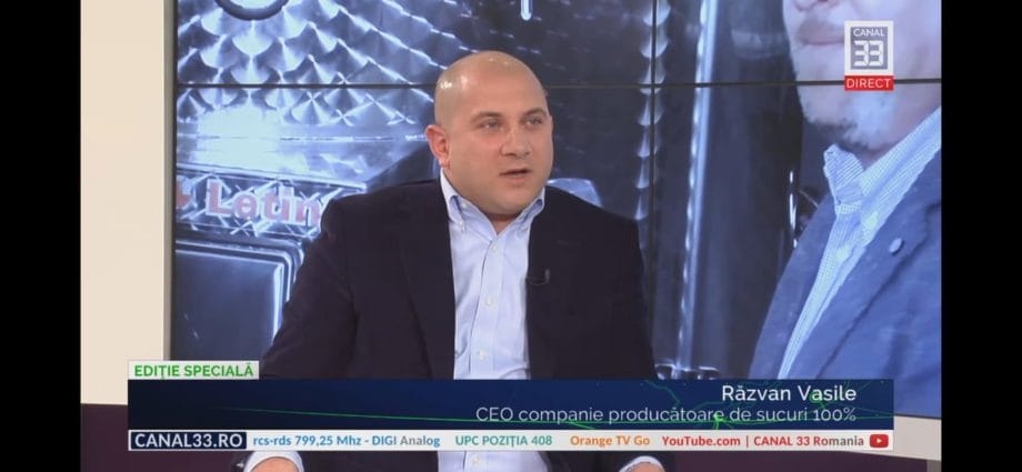 Povestea brandului Ana Are, spusă în direct de Răzvan Vasile la Canal 33 (VIDEO)