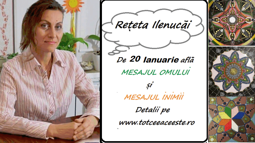 REȚETA ZILEI de 20 Ianuarie pentru a FI OM