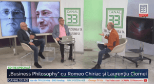 A fost lansată emisiunea „Business Philososphy” de la Canal 33. Format și invitați