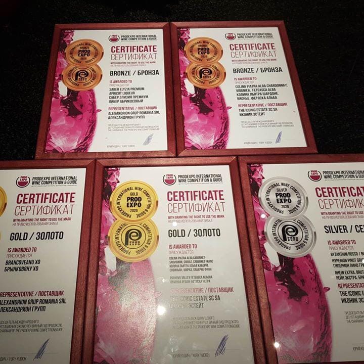 Alexandrion Group, participare cu succes la Prodexpo International Wine Competition de la Moscova