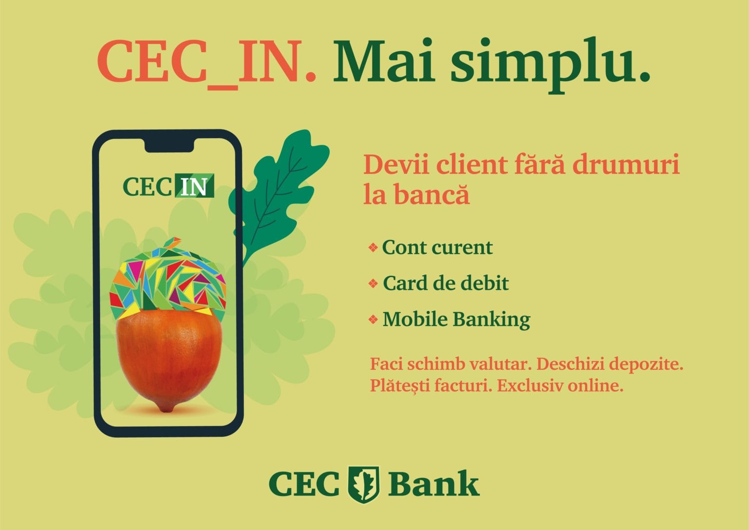 CEC Bank lansează un serviciu inovator, oricine poate deveni client al băncii direct de pe telefonul mobil CEC Bank lansează un serviciu inovator, oricine poate deveni client al băncii direct de pe telefonul mobil
