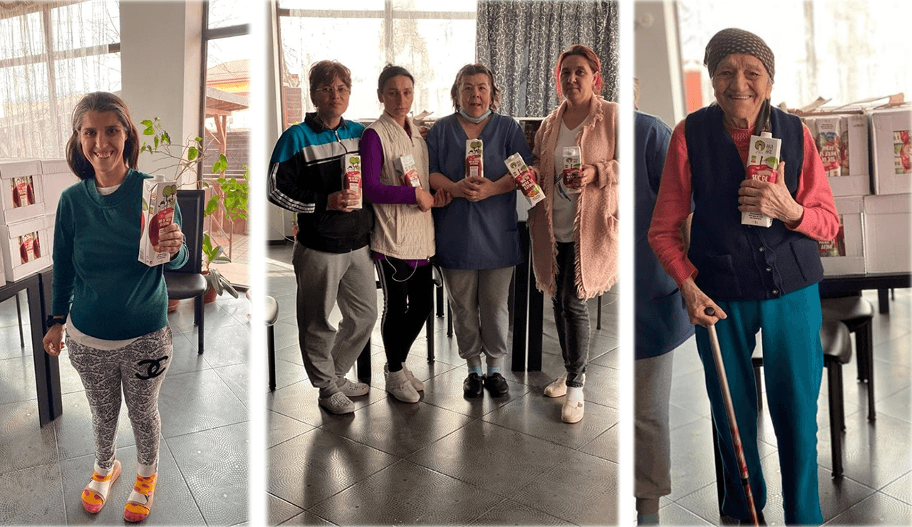 Ana Are grijă de cei în vârstă. Donații către Centrul de Îngrijire și Asistență Casa Maria