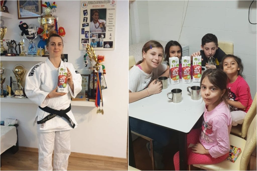 Donație făcută de Alina Dumitru către Asociația Mia’s Children