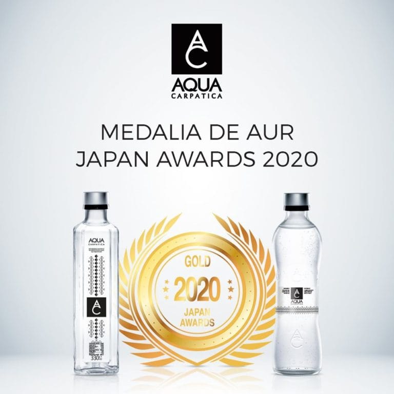 AQUA Carpatica a obținut două medalii de aur în cadrul Japan Food Awards