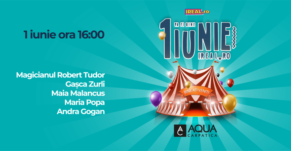 AQUA Carpatica Kids vă invită la cel mai mare eveniment virtual, în premieră în România