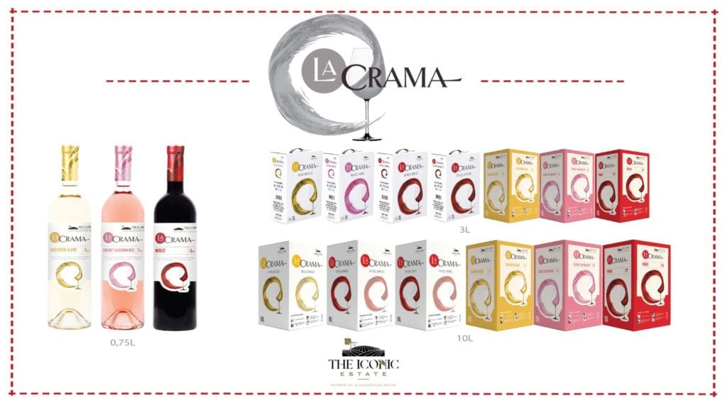 Gama de vinuri La Crama, produsă de THE ICONIC ESTATE: o nouă identitate vizuală şi o amplă extensie a gamei