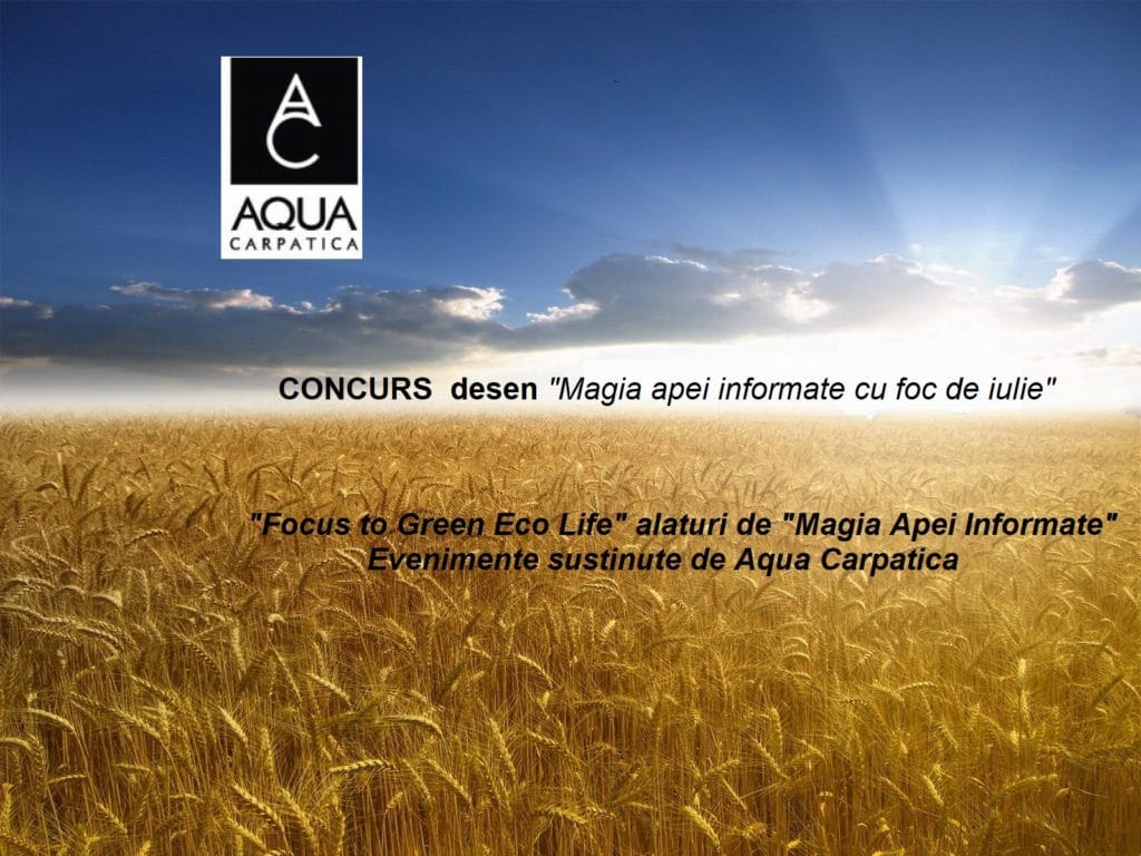 Luna lui cuptor aduce CONCURSUL de desen „Magia apei informate cu foc de iulie”