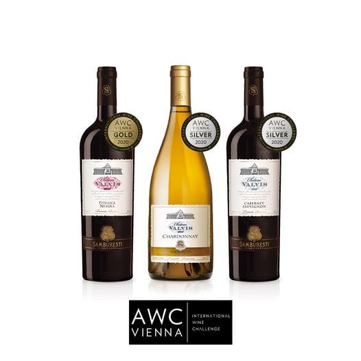 Trei noi medalii pentru vinurile din gama Chateau Valvis au fost acordate în cadrul AWC Vienna
