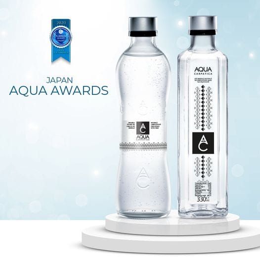 Aqua Carpatica a obținut cea mai mare distincție – Platinum Quality Award în cadrul Japan Aqua Awards