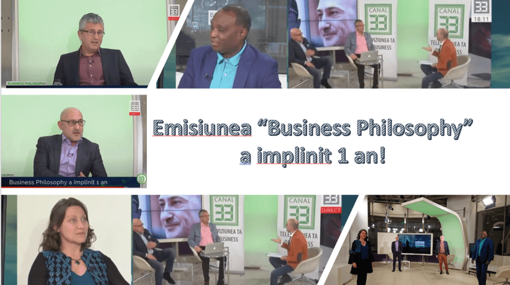 Emisiunea “Business Philosophy“ – editia aniversară transmisă in direct pe 24 februarie 2021