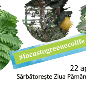 22 aprilie -“Focus to Green-Eco-life” Sărbătorește Ziua Pământului!
