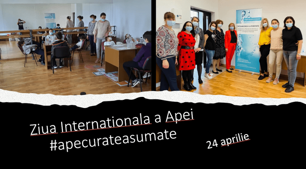 24 aprilie, #apecurateasumate de Ziua Internationala a Apei