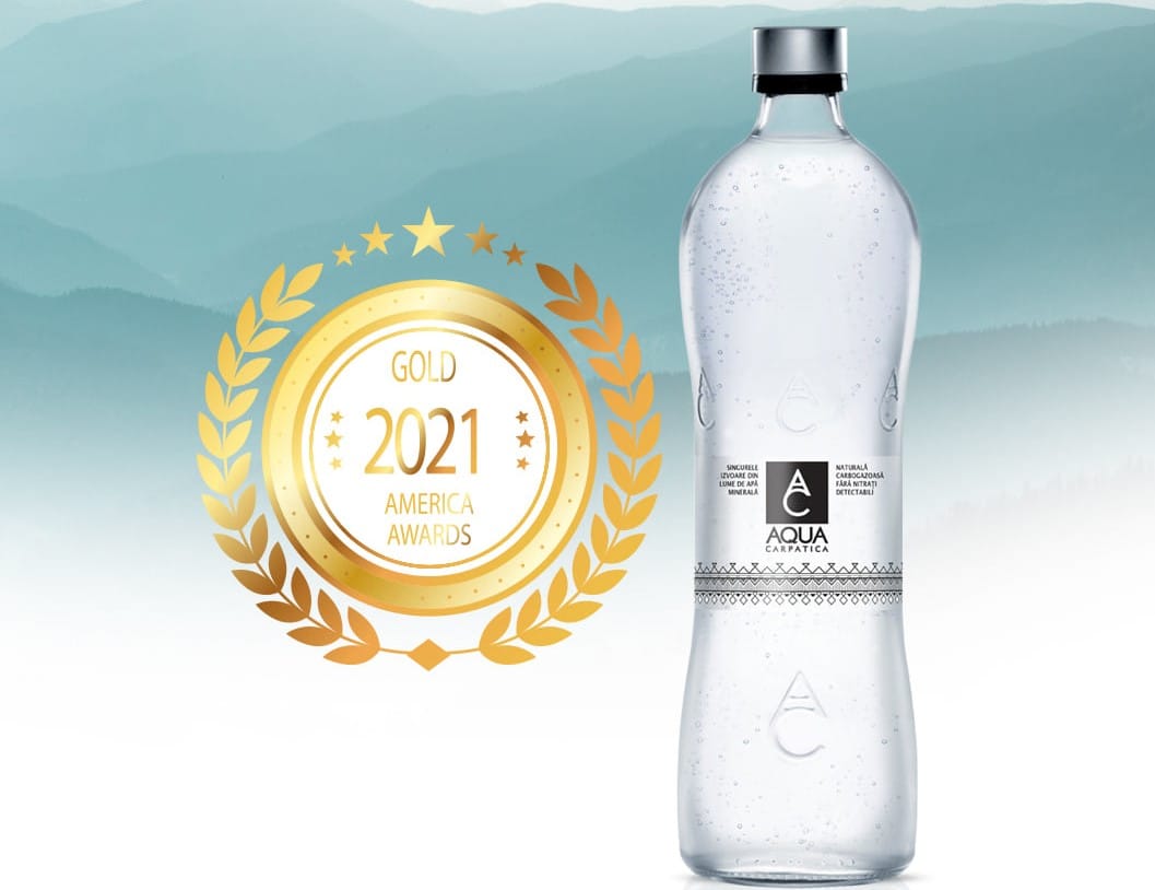 Aqua Carpatica a obținut medalia de aur la America Awards 2021
