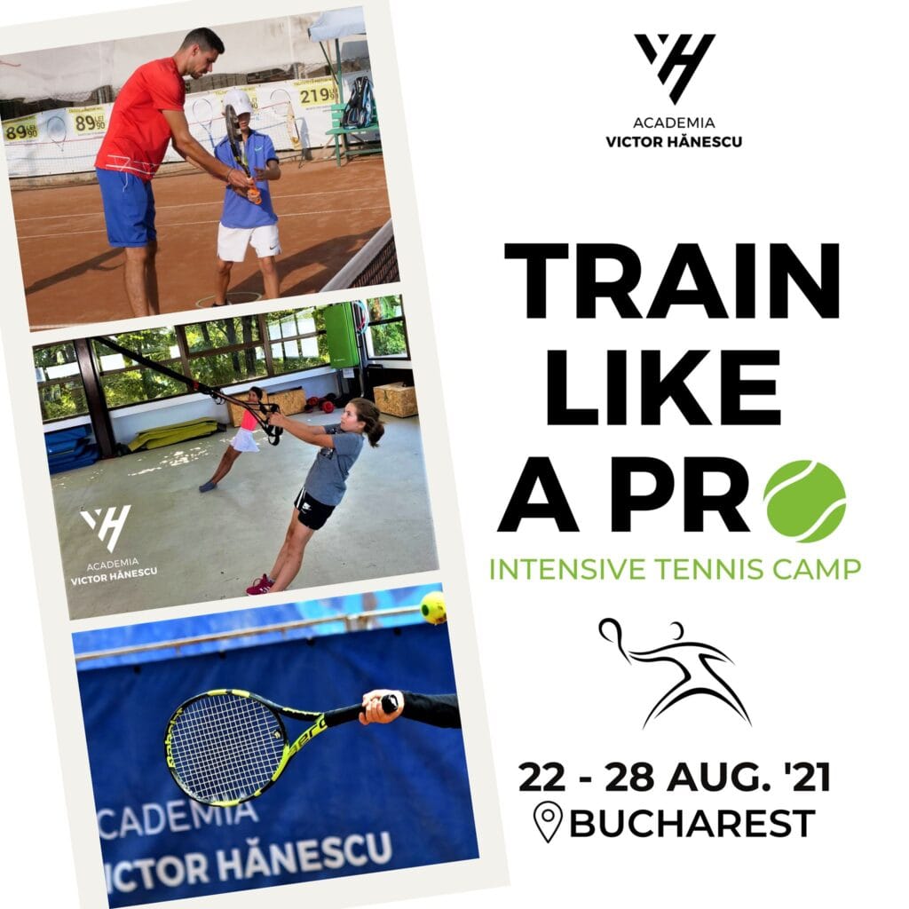 Train Like a Pro, proiectul Academiei Victor Hănescu, va avea loc la București
