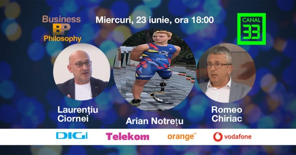 Povestea unui campion mai puternic decât soarta, Arian Notrețu – Emisiune Business Philosophy