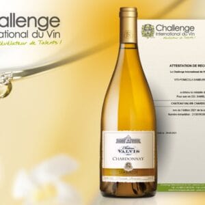 Medalie de aur la „Challenge International du Vin” pentru Chardonnay Chateau Valvis