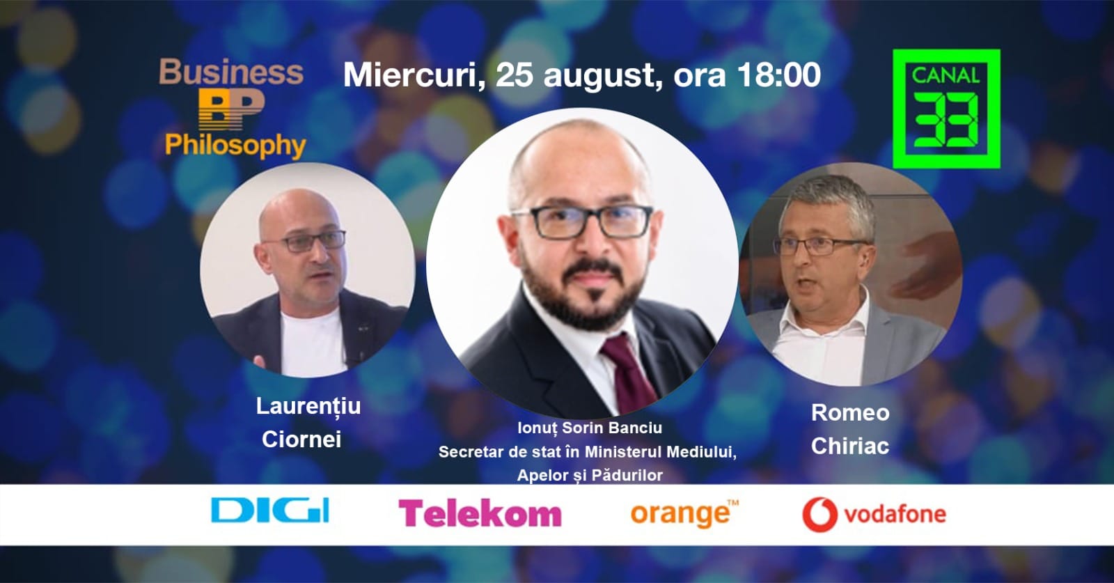 „Provocările Pădurii”, cu secretarul de stat pentru Păduri la Ministerul Mediului, Apelor și Pădurilor, Ionuț Sorin Banciu