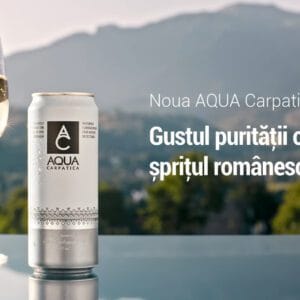 AQUA Carpatica, membră Valvis Holding, lansează cu mândrie prima doză de apa minerală românească