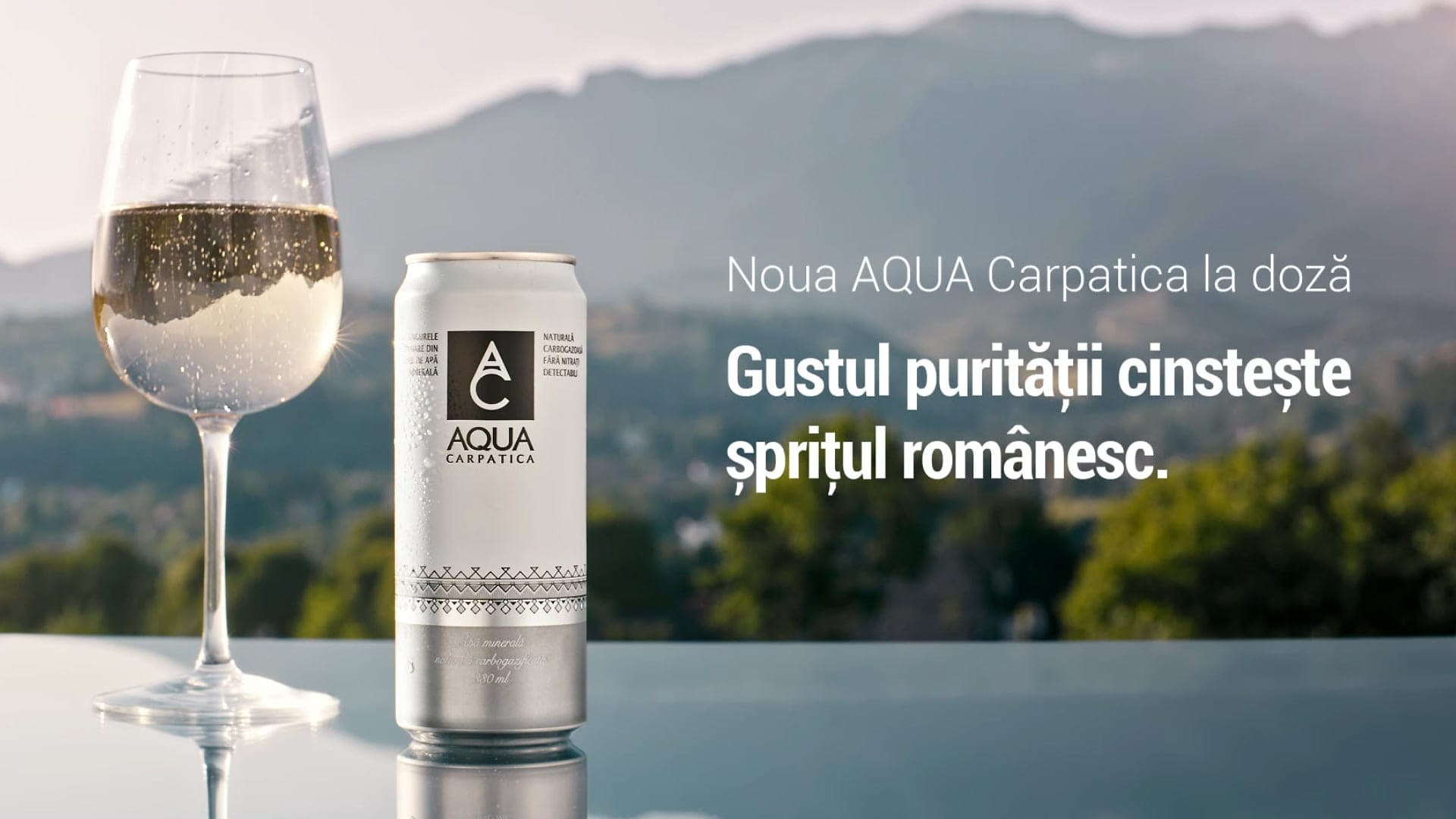 AQUA Carpatica, membră Valvis Holding, lansează cu mândrie prima doză de apa minerală românească
