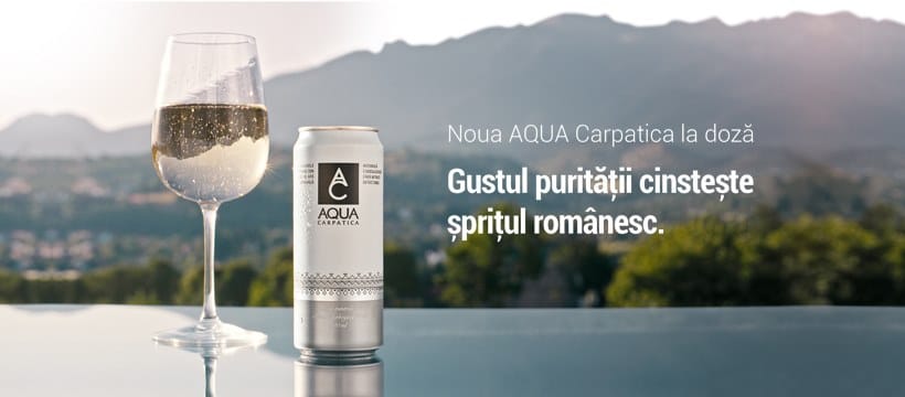 Aqua Carpatica, lider în topul celor mai vizibile branduri de apă în online din luna august