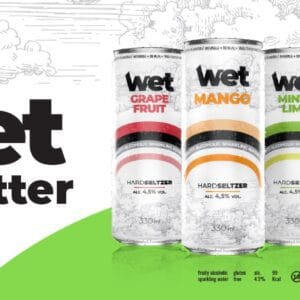 Brandul Wet, primul Hard Seltzer fabricat în România după o rețetă proprie, a fost lansat pe piața autohtonă